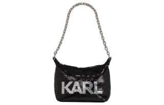 KARL LAGERFELD / Karl Lagerfeld Jeans Polyurethane Handbag, Shoulder Bag Mini Women's Black