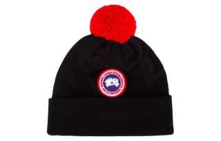 Canada Goose Kids Logo Patch Pompom Hat