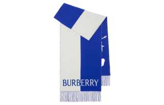 Burberry Equestrian Knight Wool-blend Scarf