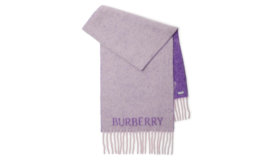 Burberry Burberry Ekd Alpaca Wool Scarf