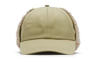 Burberry 【Previous Season】fleece-trim trapper cap