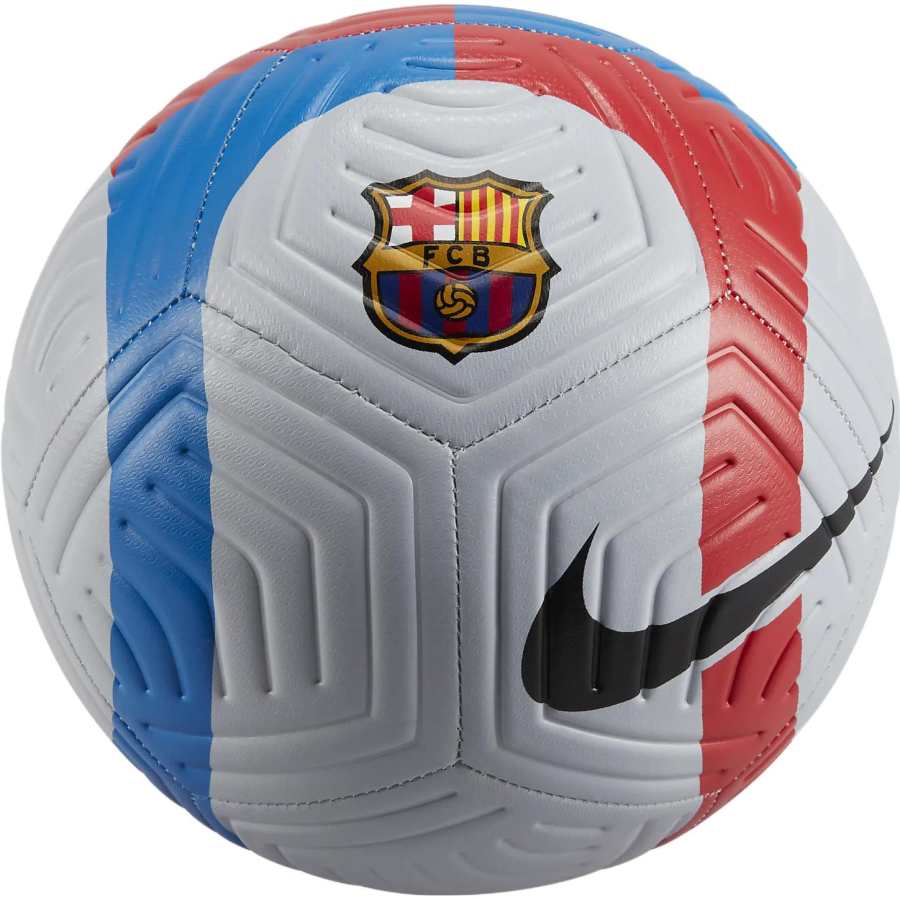 Nike Nike Size 5 Soccer Ball Rubber Machine Stitched Soccer Ball Unisex Blue White Red