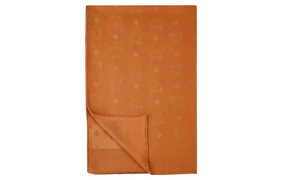 MCM 【Previous Season】monogram-jacquard silk scarf