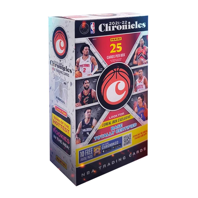 PANINI 2021 22 Basketball NBA Chronicles Collectible Card, Celebrity Cards Oats Box Sports Cards Whole Box