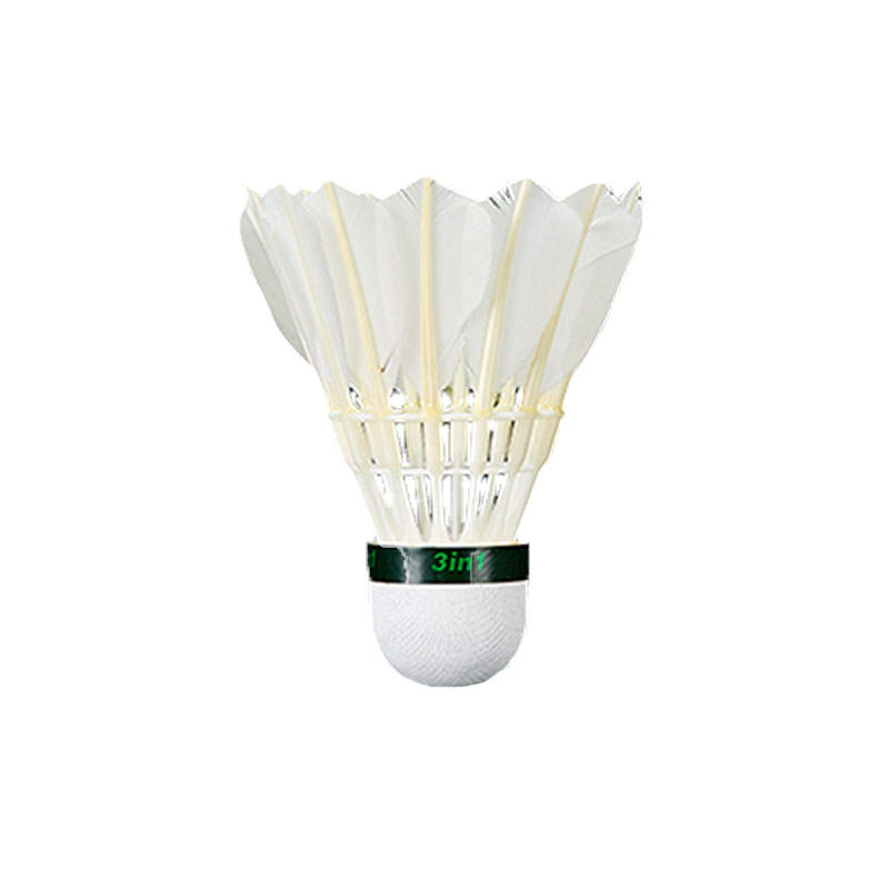 Li-Ning Li Ning Goose Feather Shuttlecock 12 Pack Goose Feather Humped Goose Feather Shuttlecocks