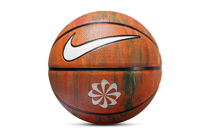 Nike Nike Rubber Basketball Brown Graffiti Size 7 Training Unisex