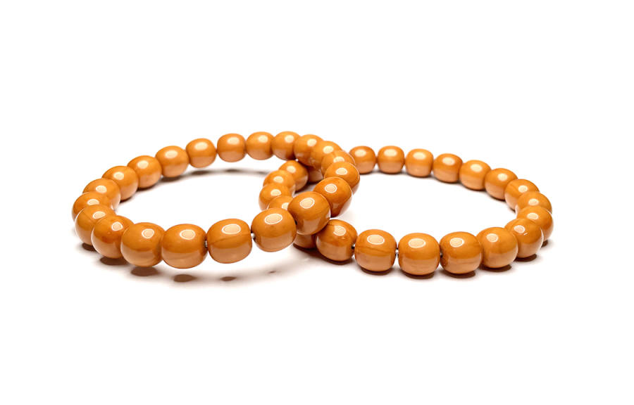 MOUNTAINS AND MANS MOUNTAINS AND MANS Monkey Head Walnut Bracelets Unisex