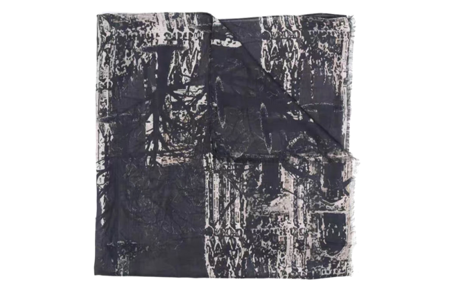 EMPORIO ARMANI Knit Scarves Men's Black