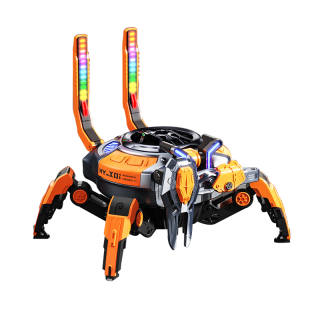 IDEAMAN Speakers & Audio Systems Mechanical Desktop RGB Lighting Effect, Two TWS Linked, Trendy Toy Ornaments