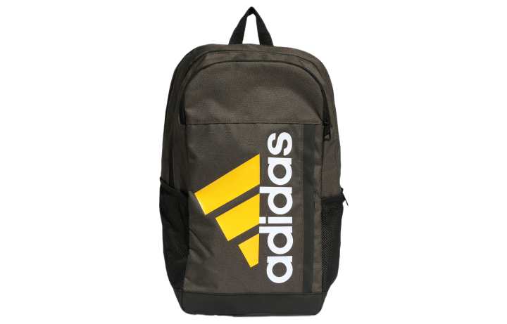 Adidas Adidas Recycled Polyester Backpack Regular Women's Dark Olive Green/Sunlight Yellow/White
