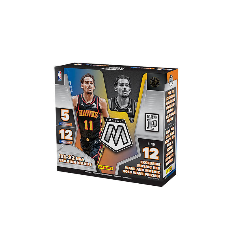 PANINI 2021 22 Basketball NBA Mosaic Player Cards Asia Edition Sports Cards Whole Box