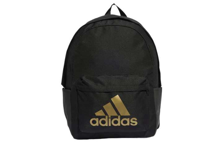 Adidas Adidas Recycled Polyester Backpack Regular Unisex Black Gold