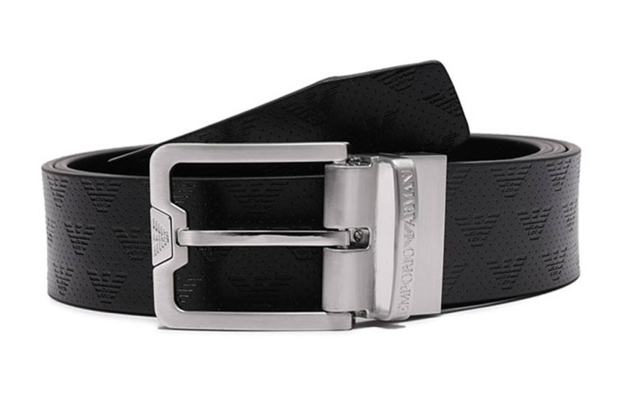 Emporio Armani buckle-fastening leather belt