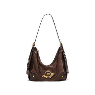 JELLYTOYBOY Artificial Leather Little Star Picnic Bag Shoulder Bag Regular Women's Brown/Black