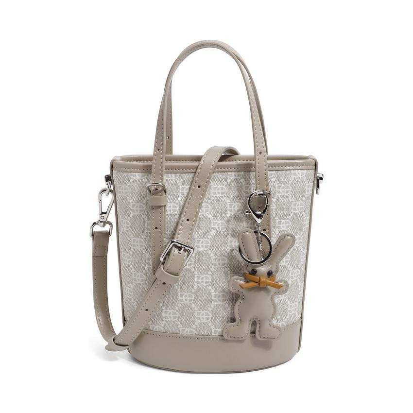 BELLE Artificial Leather Bucket Bag, Handbag, Crossbody Bag Medium Women's