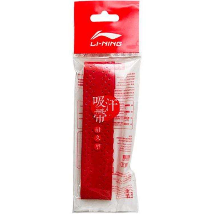 Li-Ning Li Ning Badminton Grip Tapes Red Pu Thin 1 Pc