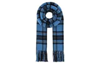 GANNI Knit Scarves Women's Blue Black