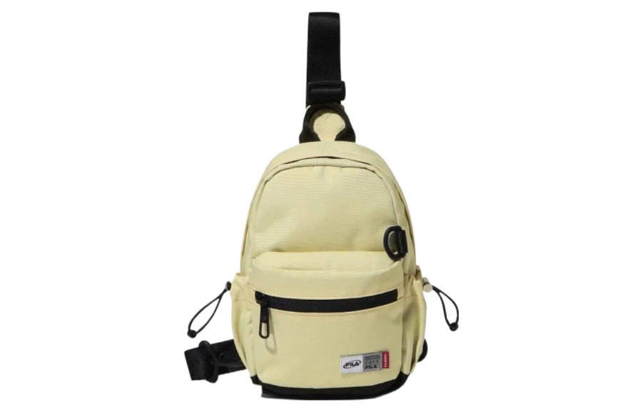 FILA Polyester Shoulder Bag, Crossbody Bag Mini Unisex Yellow