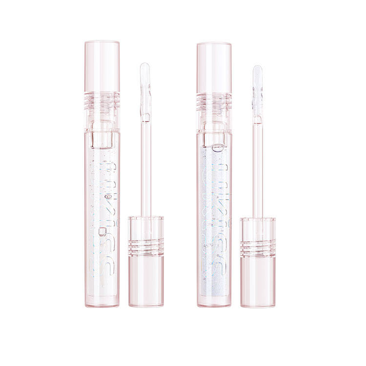 UKISS Star Frost Crushed Ice Lip Oil Lip Gloss And Lipstick Glossy Easy to Blend Natural Glossy Lip 2ml*2
