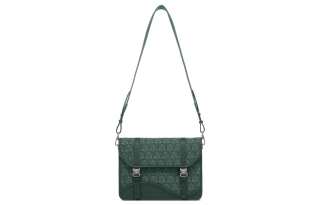 LI-NING 1990 LI NING 1990 Classic Collection Cow Leather Shoulder Bag, Crossbody Bag Regular Unisex Spruce Green
