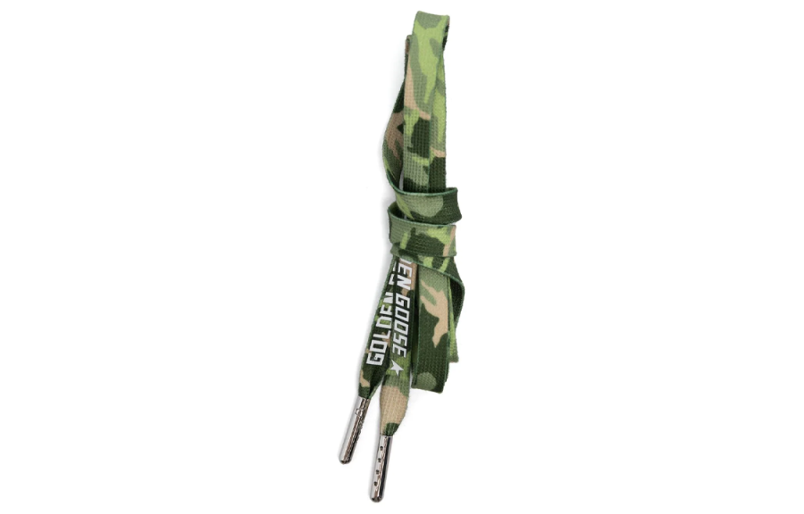 Golden Goose 【Previous Season】logo camouflage-print shoe laces