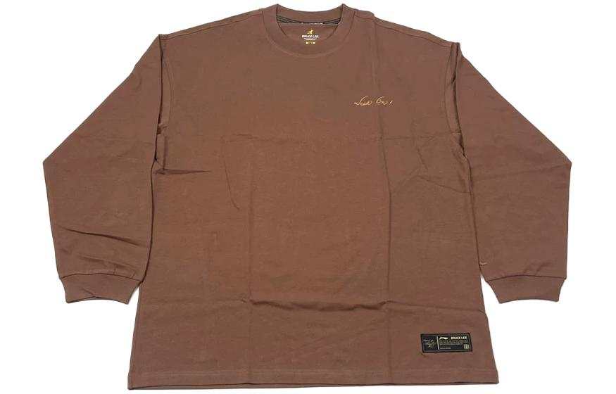 Li-Ning Li Ning Sports Trendy Collection T Shirts Men's Brown Crew Neck Moderate Straight Fit