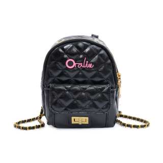 OTA Pu Backpack Small Women's Black/Silver