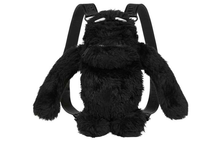 Supreme Supreme X Bounty Hunter Collaboration Plush Backpack Unisex Black