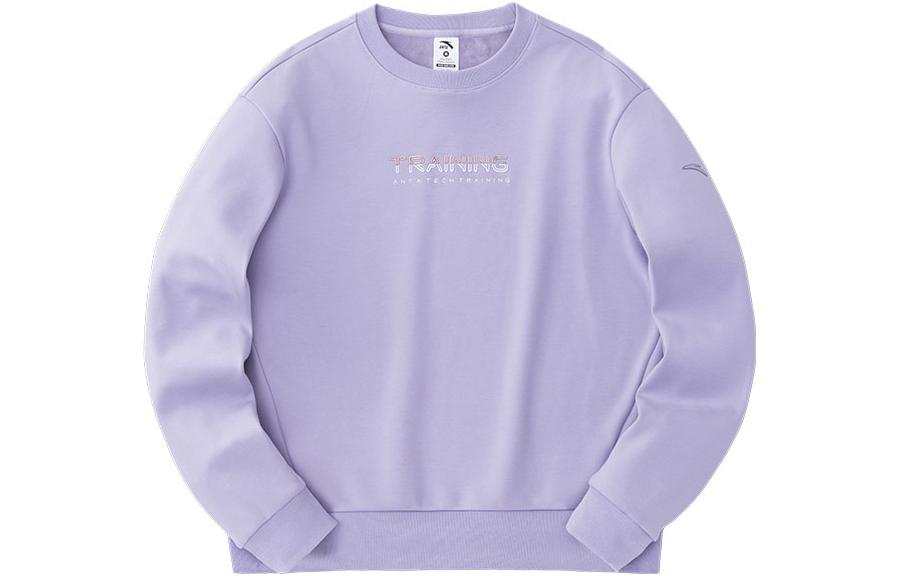 Anta Variety Training Collection Sweatshirt Women's Poplar Catkin Purple