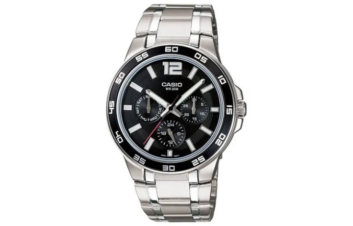 CASIO CASIO Men Standard Series Black Watch MTP-1300D-1A