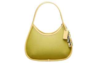 Coachtopia With Recycled Leather Shoulder Bag, Handbag, Shoulder Bag Medium Women's Lemon