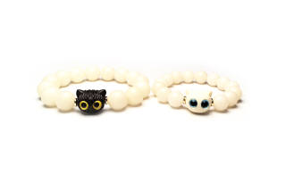 MOUNTAINS AND MANS White Jade Bodhi Bracelets Unisex