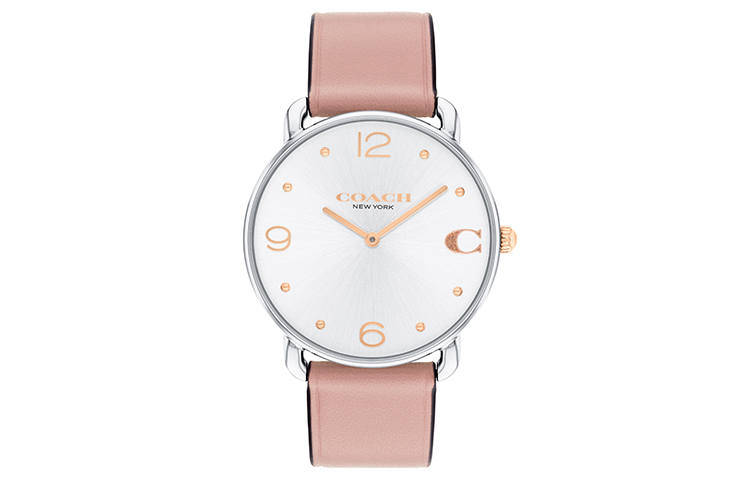 COACH Wrist Watches Quartz Movement Steel Strap White Dial Women's Watch