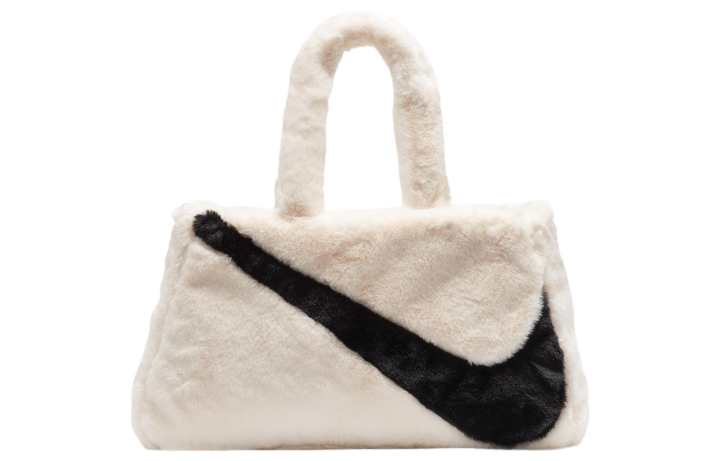 Nike Nike Polyester Tote Bag, Shopping Bag, Handbag Regular Unisex Guava Ice & Black