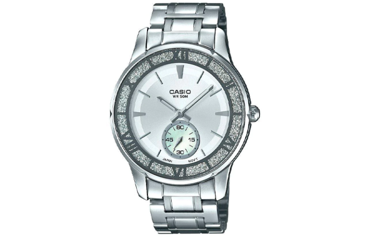 CASIO CASIO Women's Standard Series 45.5mm Silver Watch LTPE135D7AVDF