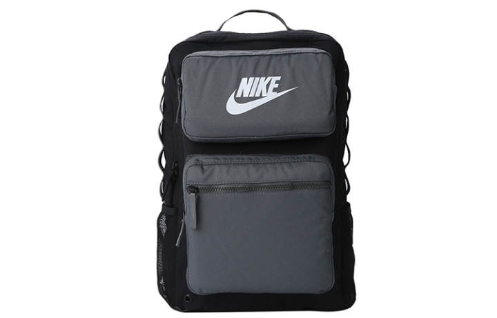 Nike Nike Polyester Backpack Regular Men's Black Gray