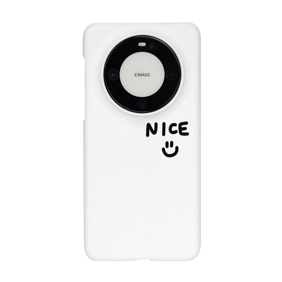 Keshami Keshami PC Material Lightweight Hard Shell, White Base NICE Phone Cases