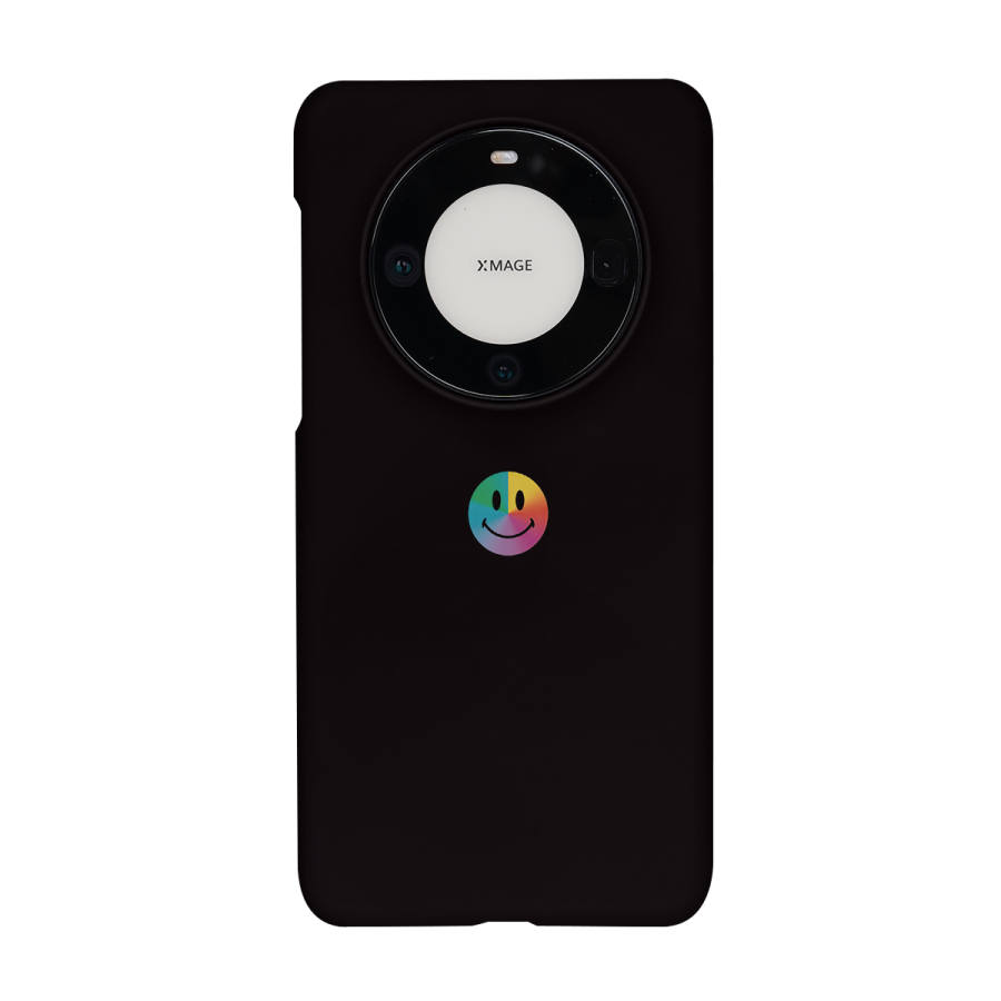 Keshami Keshami PC Material Lightweight Hard Shell Black Base Smiley Face Phone Cases