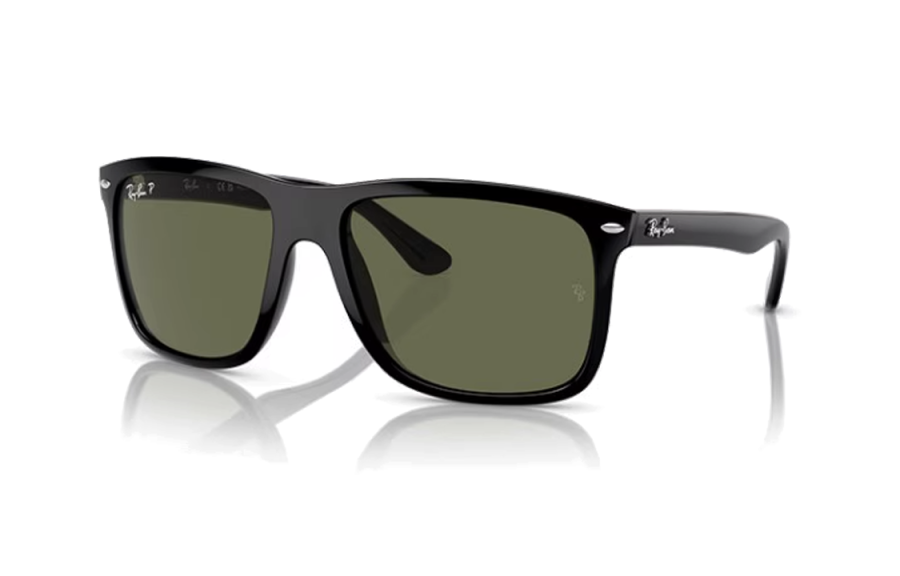 RayBan RayBan Boyfriend Two logo-lettering sunglasses