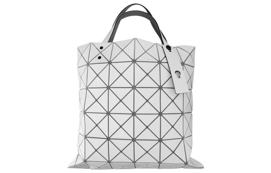 ISSEY MIYAKE Vinyl Chloride Resin Tote Bag, Shopping Bag, Shoulder Bag Women's White