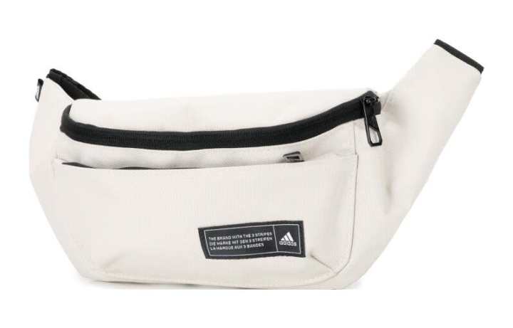Adidas Adidas Polyester Crossbody One Shoulder Fanny Pack Regular Unisex White