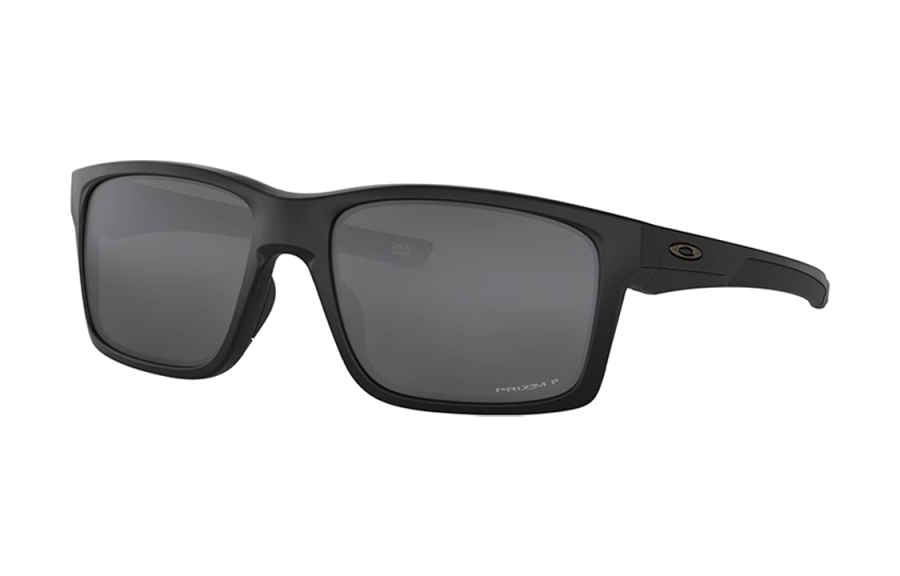 Oakley Oakley High Technology Memory Material Irregular Shape Sunglasses Unisex Black