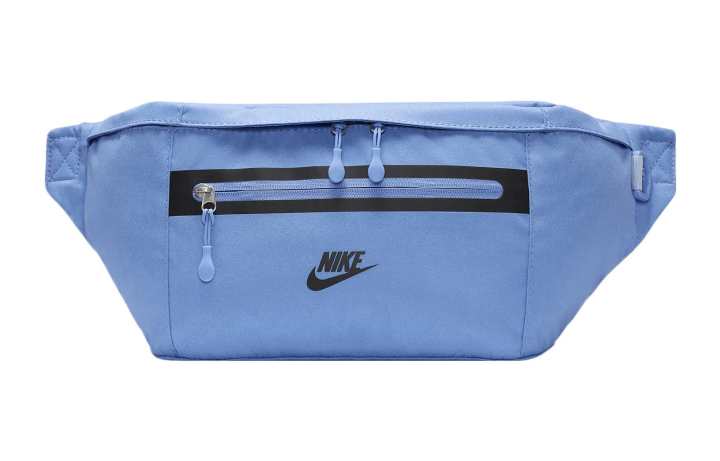 Nike Nike Polyester One Shoulder Crossbody Fanny Pack Regular Unisex Blue