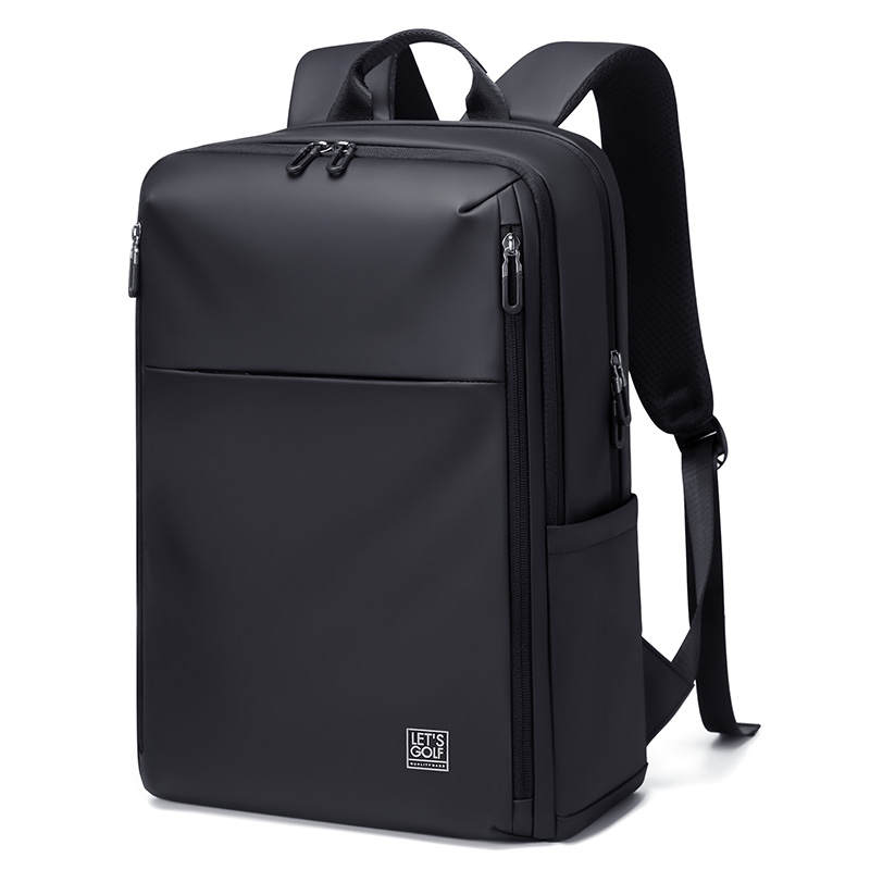 GOLF GOLF Synthetic Leather Backpack Large Men's Black