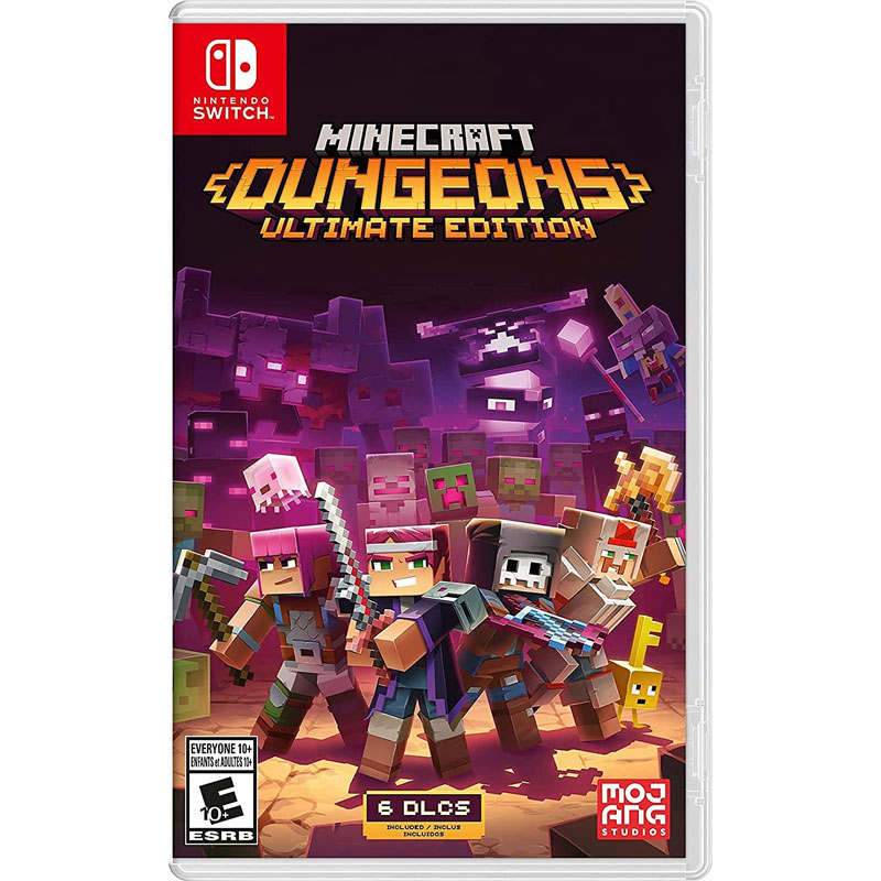 NINTENDO SWITCH NINTENDO SWITCH Minecraft Dungeons Game Software Action Adventure