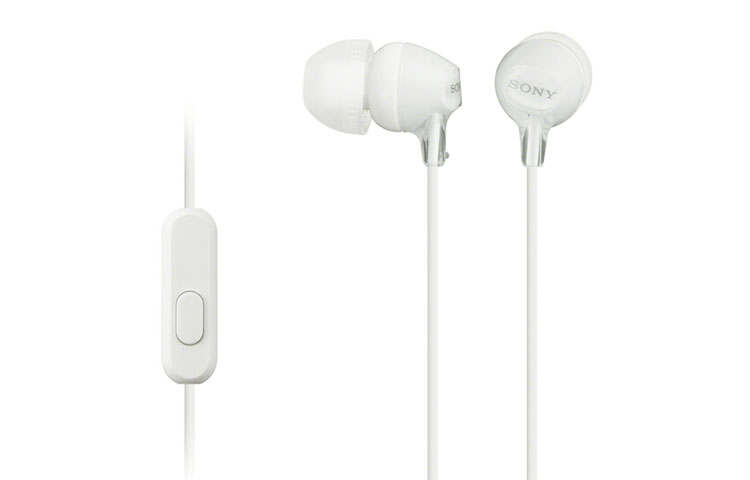 SONY SONY MDR EX15AP With Microphone Cell Phones Calling High Quality Sound K Pop Compatibility Android In ear