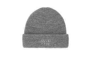 Alexander Wang Logo-debossed Ribbed-knit Beanie