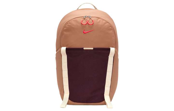 Nike Nike Fabric Backpack Regular Unisex Amber Brown & Night Brown & Bright Dark Red