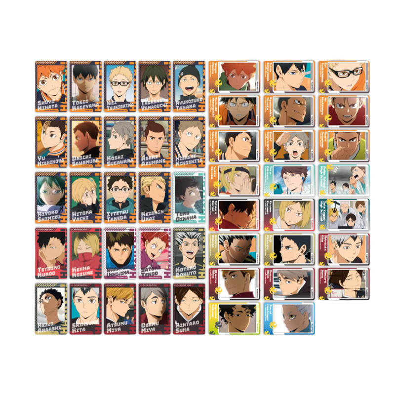 ENSKY Haikyuu!!, Scene Writing Character Cards, Cards IP / Anime Cards Haikyuu!! Characters