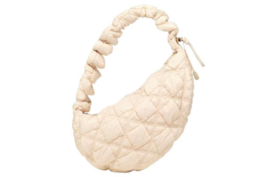 CARLYN Nylon Handbag, Shoulder Bag Regular Women's Ivory